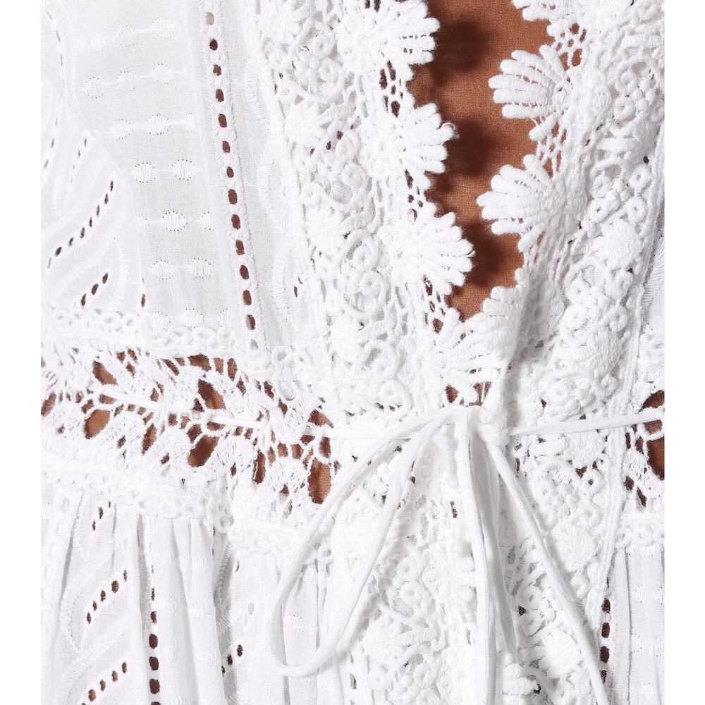 MELISSA ODABASH ROBBI WHITE LONG KAFTAN - Picture 4 of 5